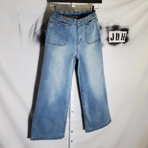 A LOVES A girls Wide Leg Jeans sz 10 - Picture 1 of 16